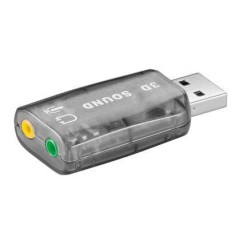 MicroConnect USB Soundcard 20 - High-Quality Audio Adapter 68878